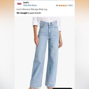 Levi's viral ribcage wide leg